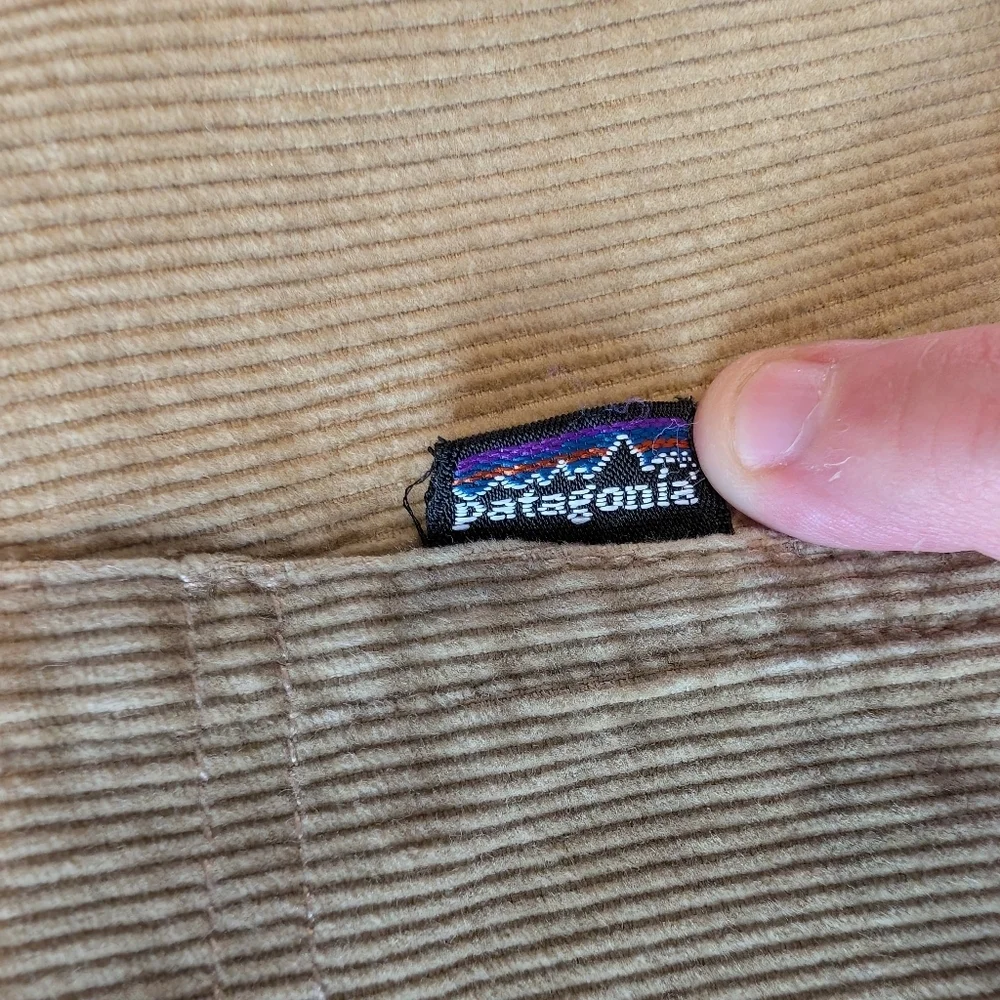 Patagonia Men's Tan Corduroy Jeans, Size 36x31